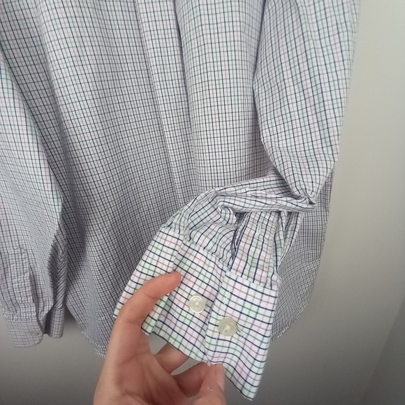 Wrangler George Straight Cowboy Cut Collection Striped Long Sleeve Western Shirt - Picture 6 of 7